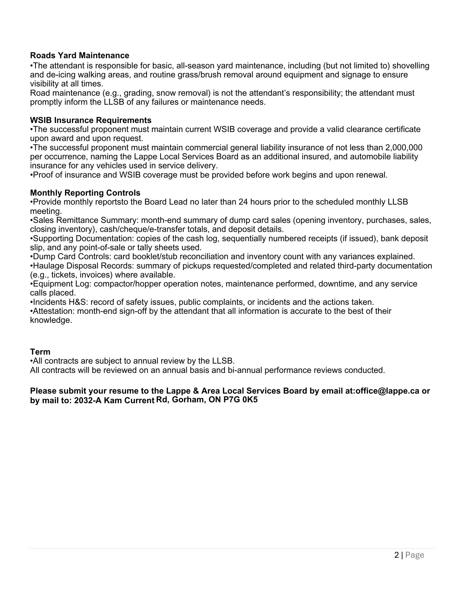RFT_Operation_Maintenance_Attendant_Transfer Site_2025-2026 pg2